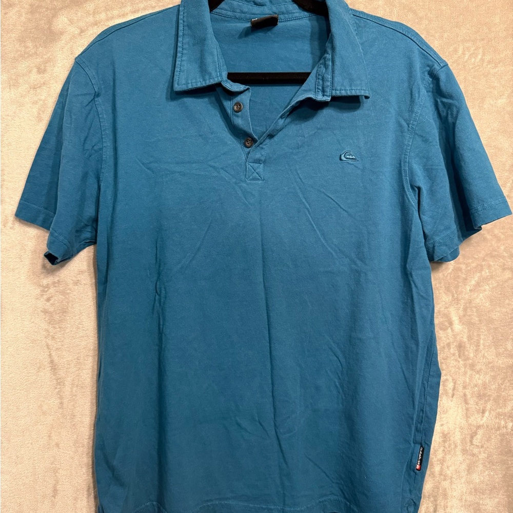 Quiksilver Blue Polo Shirt